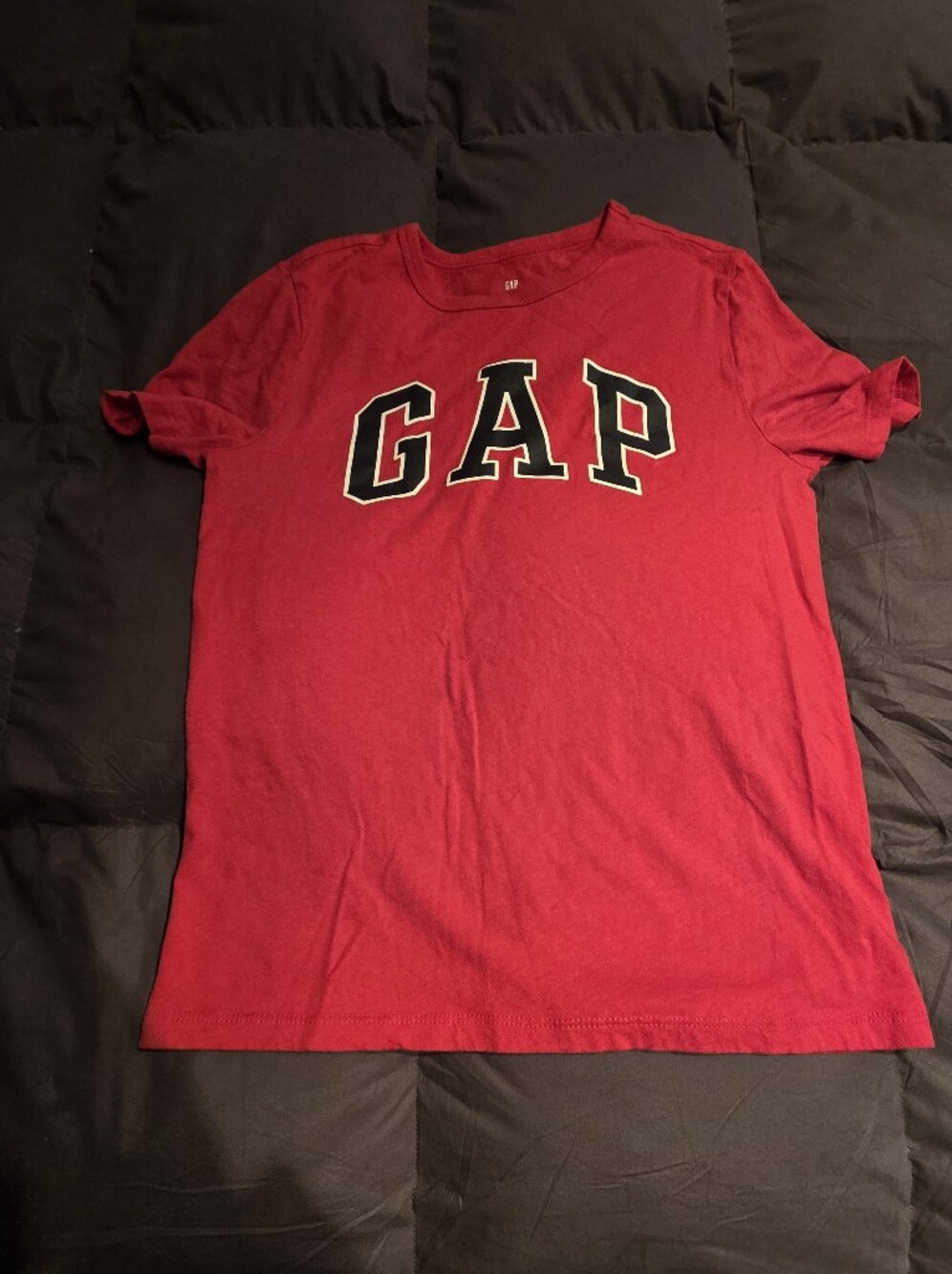 GAP Boys Red Logo T-Shirt Fits Sz 10-12